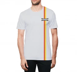 T6 Sunshine Men's 2012 Rainbow Side Stripe Plush Crew