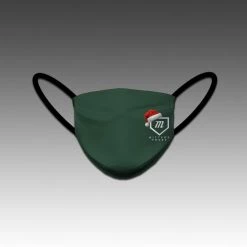 HittershouseLA Santa Hat Green Mask