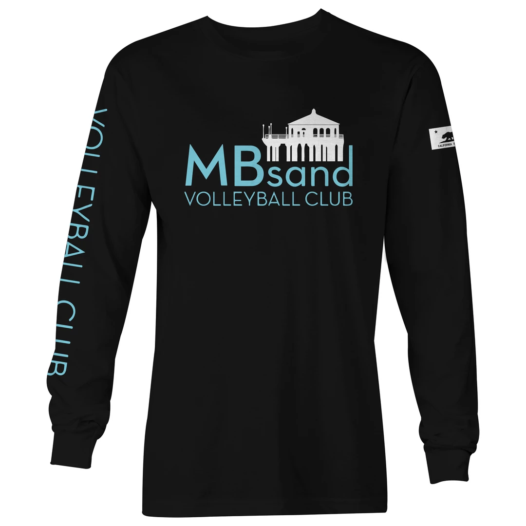 T6 MBsand Long Sleeve Crew Neck MBsand Beach Volleyball Club 3 T6 MBsand Long Sleeve Crew Neck MBsand Beach Volleyball Club