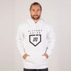 Hitter's House Hitter's Hoodie - White