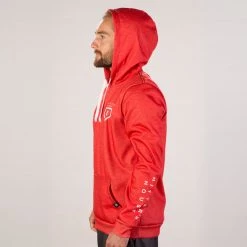 T6 HH Tour Hoodie - Heather Red MENS