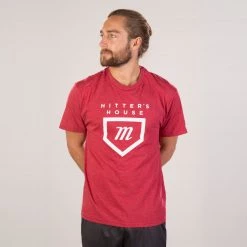 Hitter's House MENS Hitter's Tee - Red