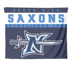 T6 North High NH Saxons Blanket