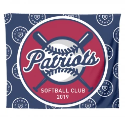 T6 Patriots Softball Patriots SB Blanket