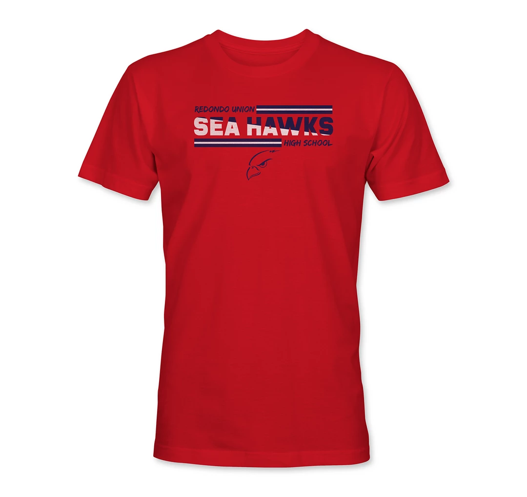 T6 Redondo Union Redondo - Sea Hawk Tee Red 3 T6 Redondo Union Redondo - Sea Hawk Tee Red