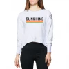 T6 Sunshine Women's 2019 Rainbow Box Curved Hem Crew Sweatshirt