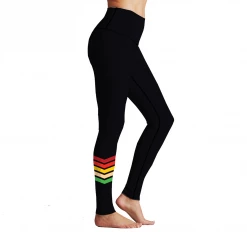 T6 Sunshine Women's 2019 Chevron Reversible Leggings