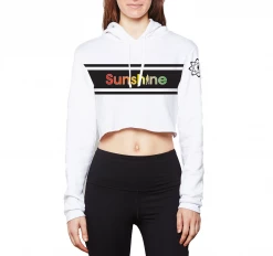T6 Sunshine Women's Crop Hoodie Sunshine Volleyball Club