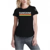 HittershouseLA Sunshine Women's 2019 Rainbow Box Tee - Black Sunshine Volleyball Club