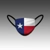 HittershouseLA Texas State Flag FACE MASKS