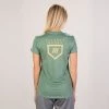 T6 Women's Tour Tee - Green Heather