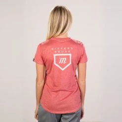 T6 Women's Tour Tee - Red Heather