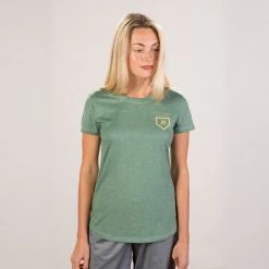 T6 Women's Tour Tee - Green Heather