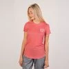 T6 Women's Tour Tee - Red Heather