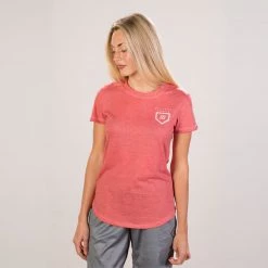 T6 Women's Tour Tee - Red Heather