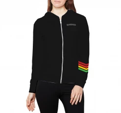 T6 Sunshine Women's 2019 Chevron Plush Premium Zip Hoodie With Sunshine