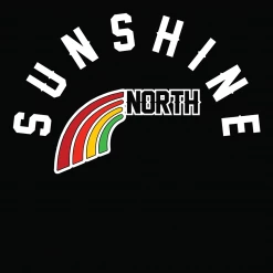 T6 Sunshine Volleyball Club Sunshine Women's 2019 North Rainbow Curved Hem Crew Sweatshirt