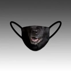 HittershouseLA Puppy Black FACE MASKS