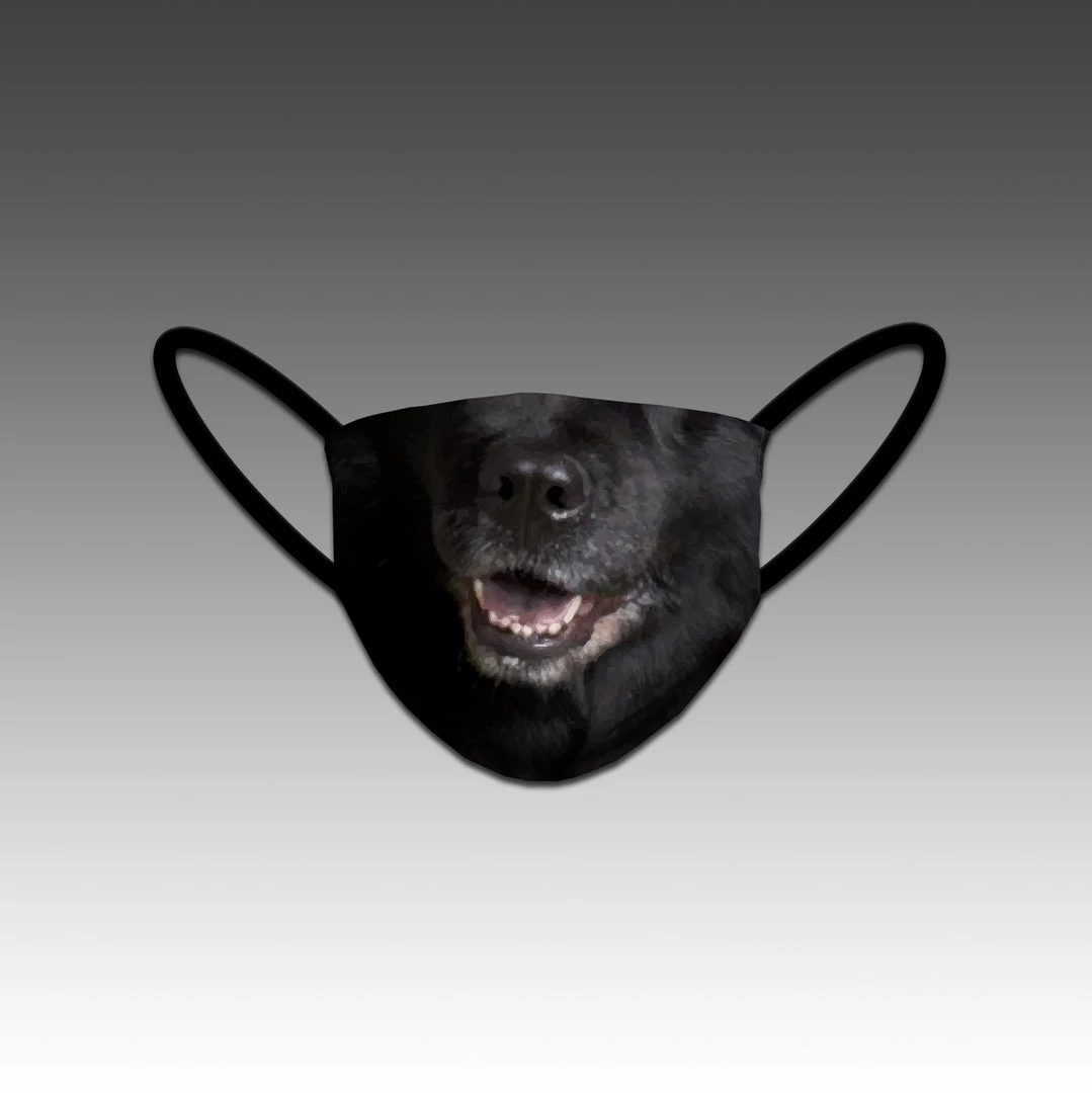 HittershouseLA Puppy Black FACE MASKS 3 HittershouseLA Puppy Black FACE MASKS